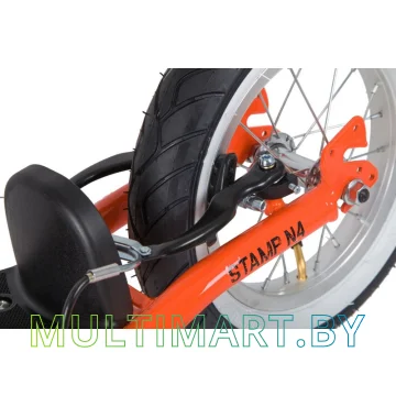 Самокат Novatrack Stamp N4 12STAMPN4.OR20 (оранжевый, 2020) картинка 6